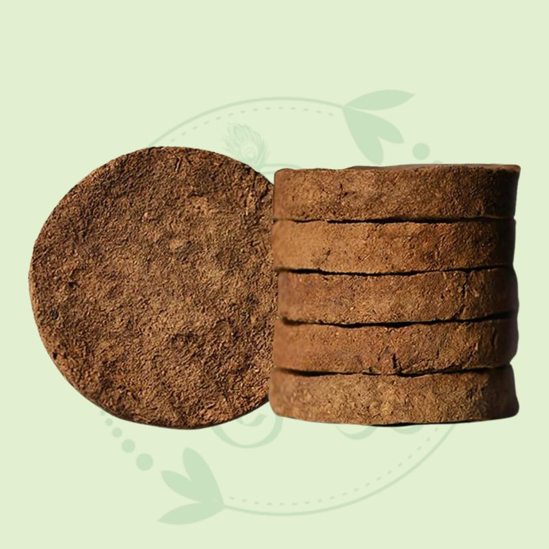 Cow Dung Cake Uple Kande Kanda Pack of 11 pc For Pooja Meditation